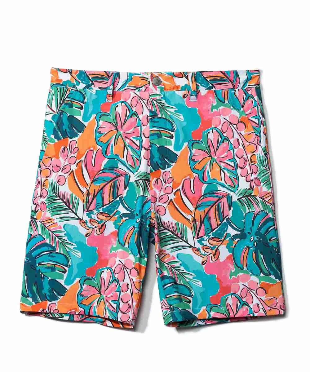 メンズ ECOベントメッシュ 柄ショートパンツ Midsummer Pineapple