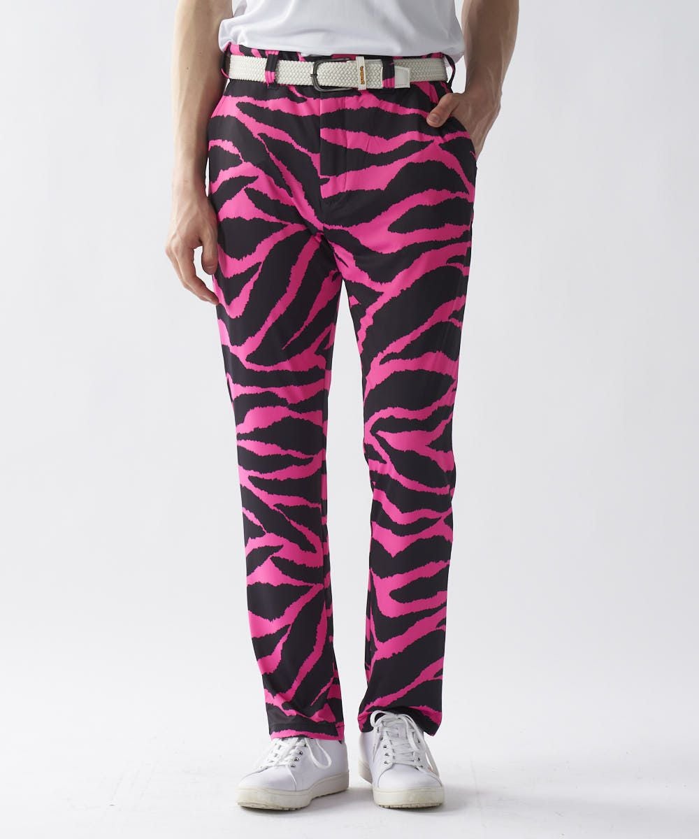 メンズ ECOベントメッシュ 復刻柄 ロングパンツ Pink Tarzan/ピンク