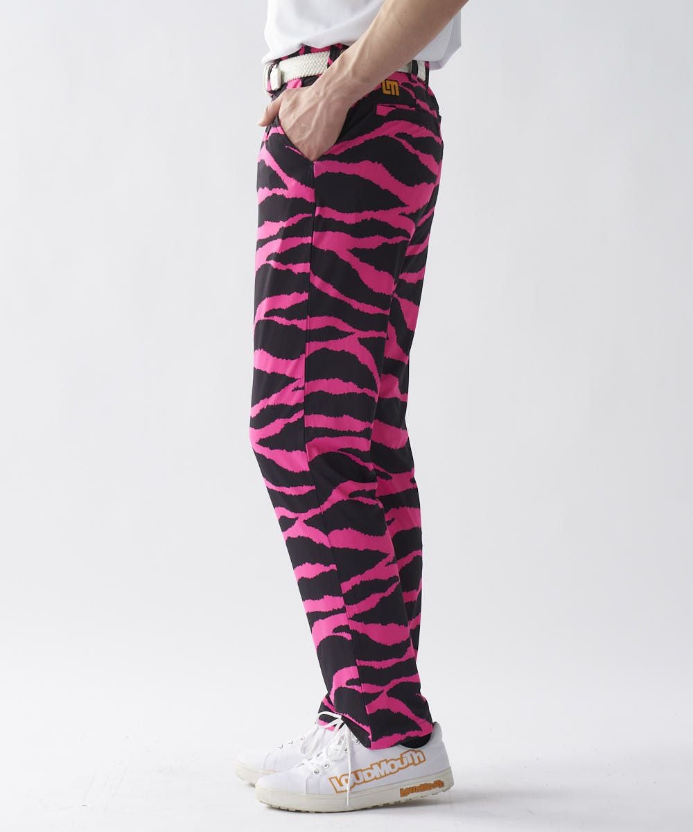 メンズ ECOベントメッシュ 復刻柄 ロングパンツ Pink Tarzan/ピンク
