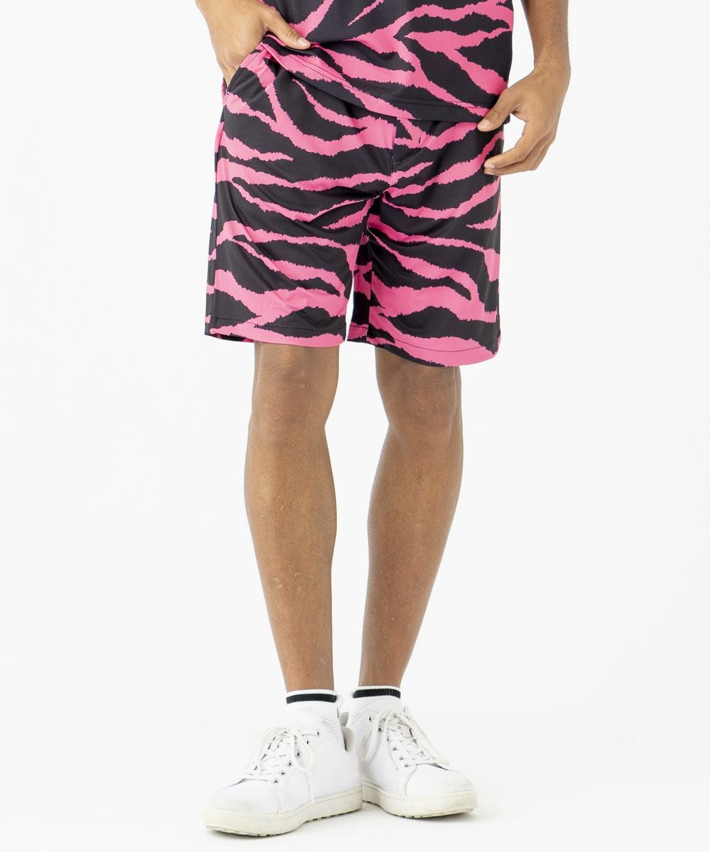 メンズ ECOベントメッシュ 復刻柄 ショートパンツ Pink Tarzan/ピンク