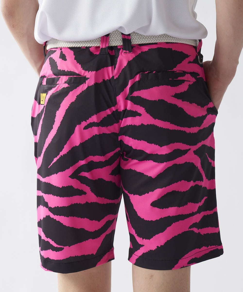 メンズ ECOベントメッシュ 復刻柄 ショートパンツ Pink Tarzan/ピンク