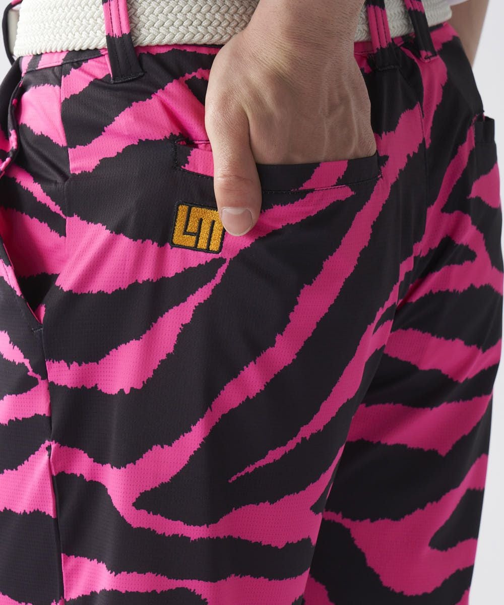 メンズ ECOベントメッシュ 復刻柄 ショートパンツ Pink Tarzan/ピンク