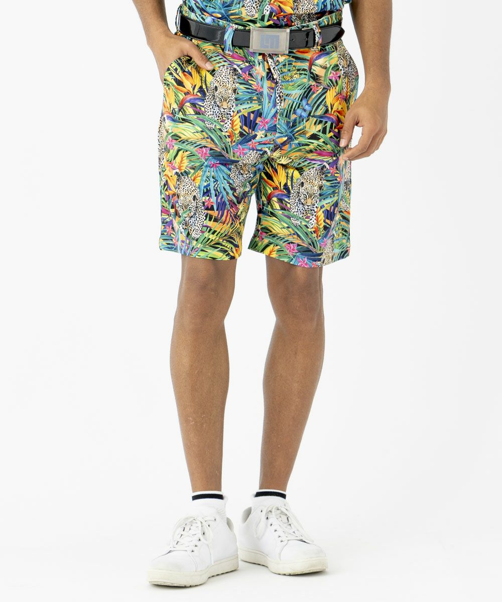 メンズ ECOベントメッシュ 復刻柄 ショートパンツ Safari/サファリ