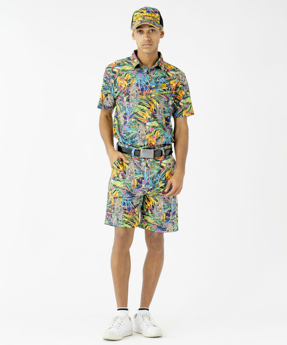 メンズ ECOベントメッシュ 復刻柄 ショートパンツ Safari/サファリ