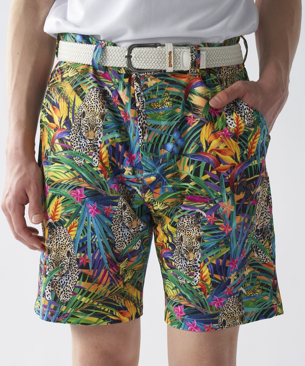 メンズ ECOベントメッシュ 復刻柄 ショートパンツ Safari/サファリ
