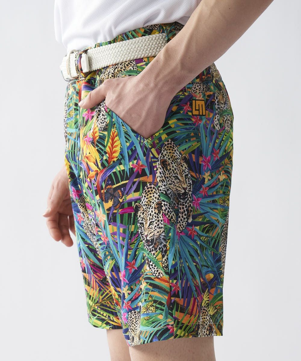 メンズ ECOベントメッシュ 復刻柄 ショートパンツ Safari/サファリ