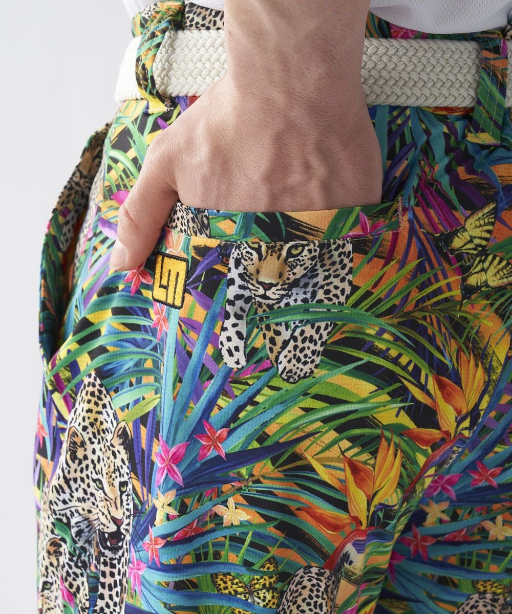 メンズ ECOベントメッシュ 復刻柄 ショートパンツ Safari/サファリ