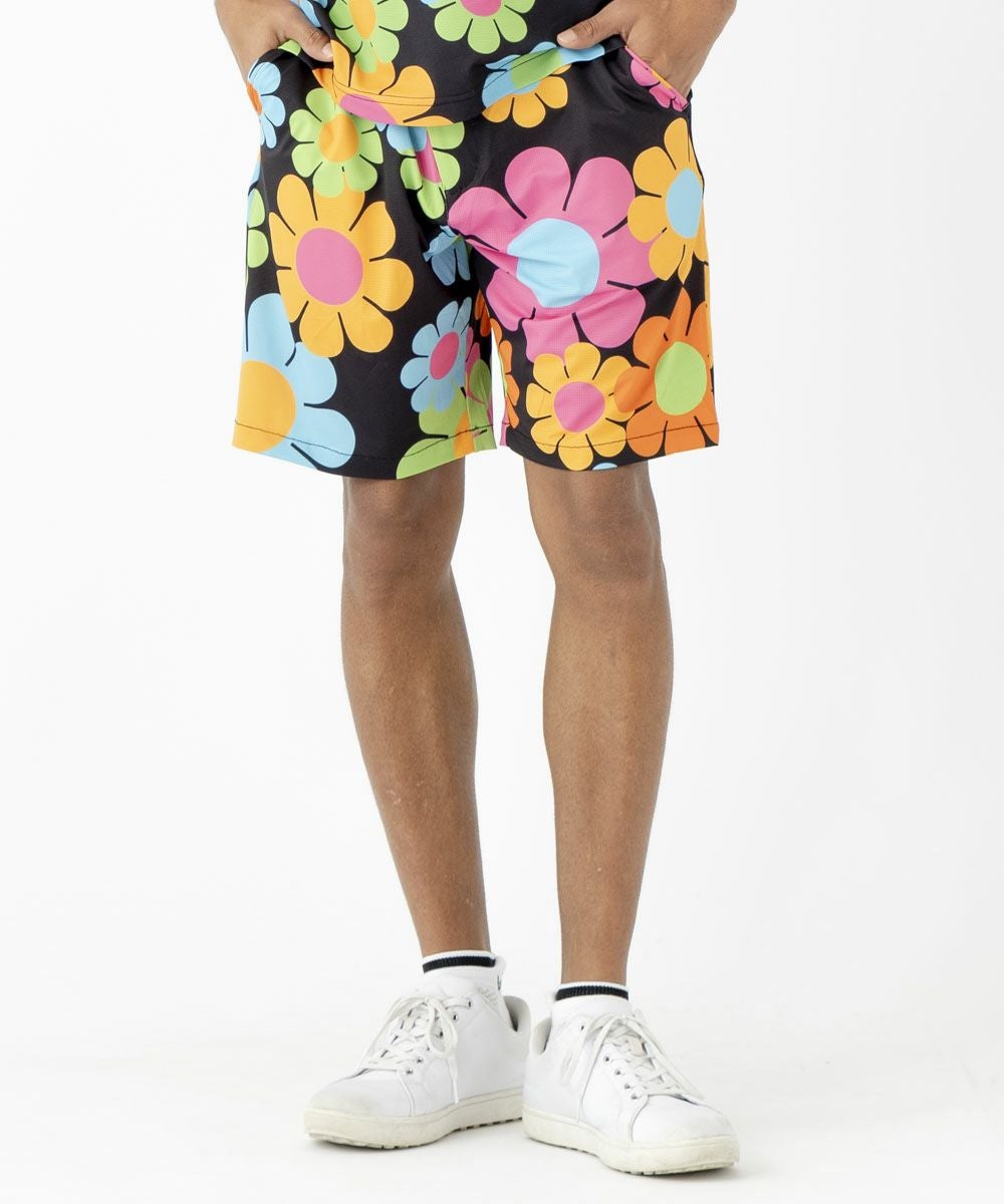 メンズ ECOベントメッシュ 復刻柄 ショートパンツ Magic Bus/マジック