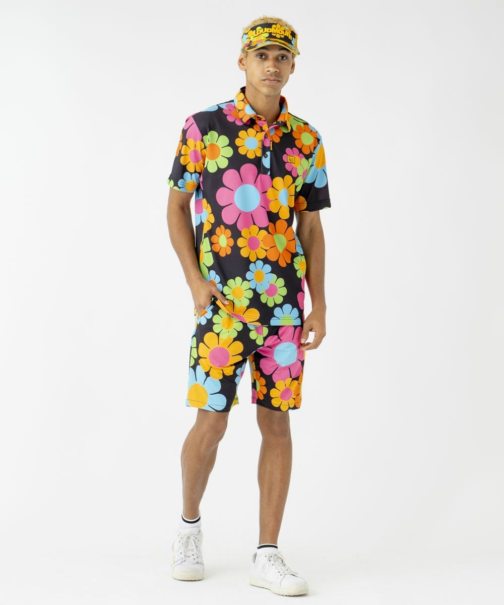 メンズ ECOベントメッシュ 復刻柄 ショートパンツ Magic Bus/マジック