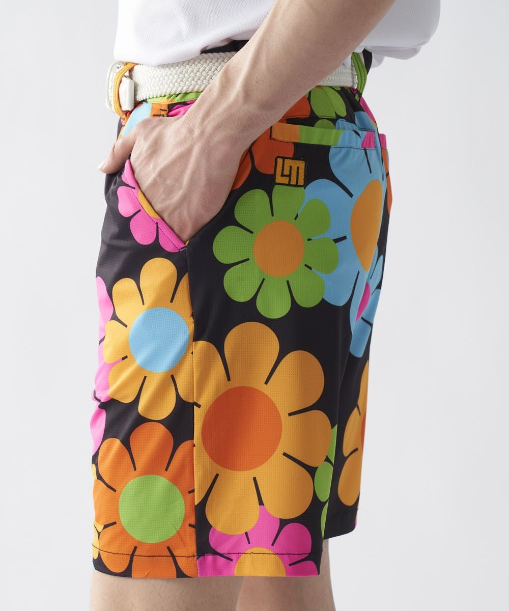 メンズ ECOベントメッシュ 復刻柄 ショートパンツ Magic Bus/マジック