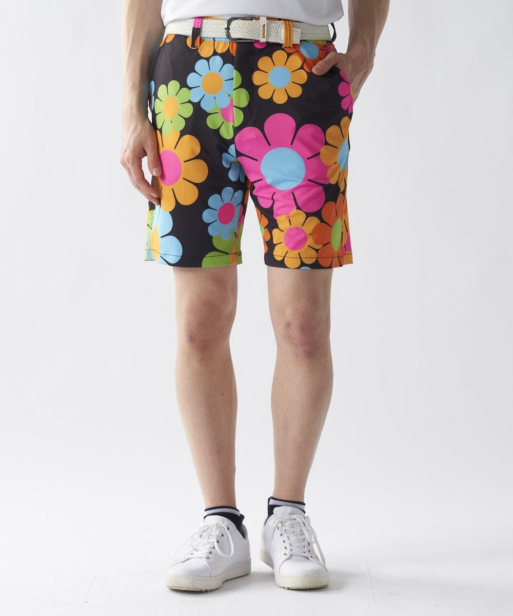 メンズ ECOベントメッシュ 復刻柄 ショートパンツ Magic Bus/マジック