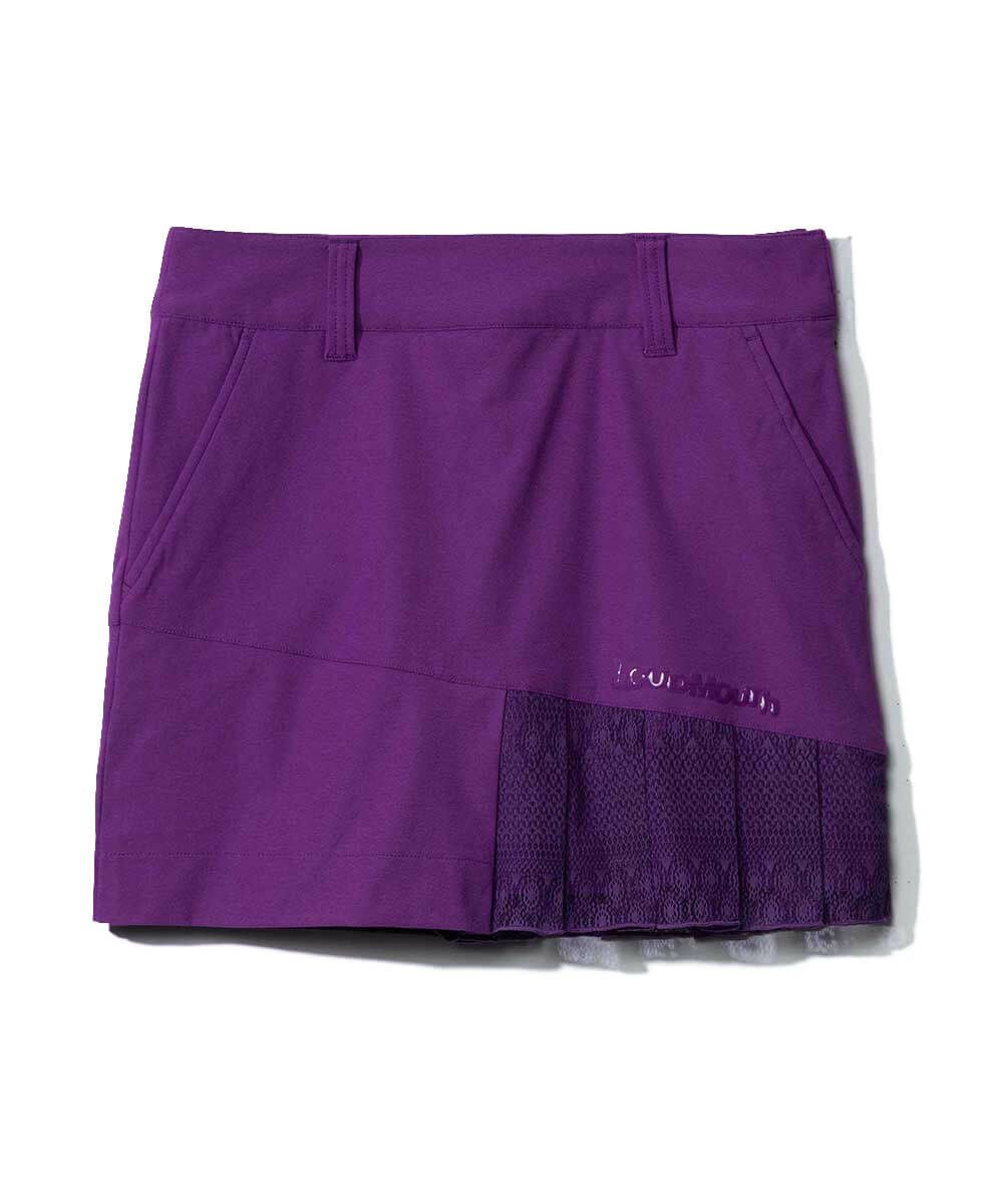 レディース 冷感8WAYストレッチ レーススカート パープル | LOUDMOUTH