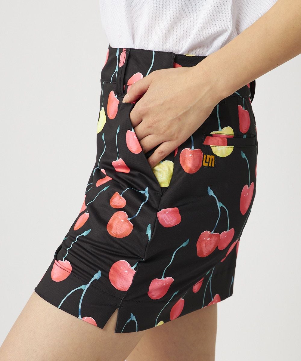 レディース ECOベントメッシュ 柄スカート Retro Cherries/レトロ