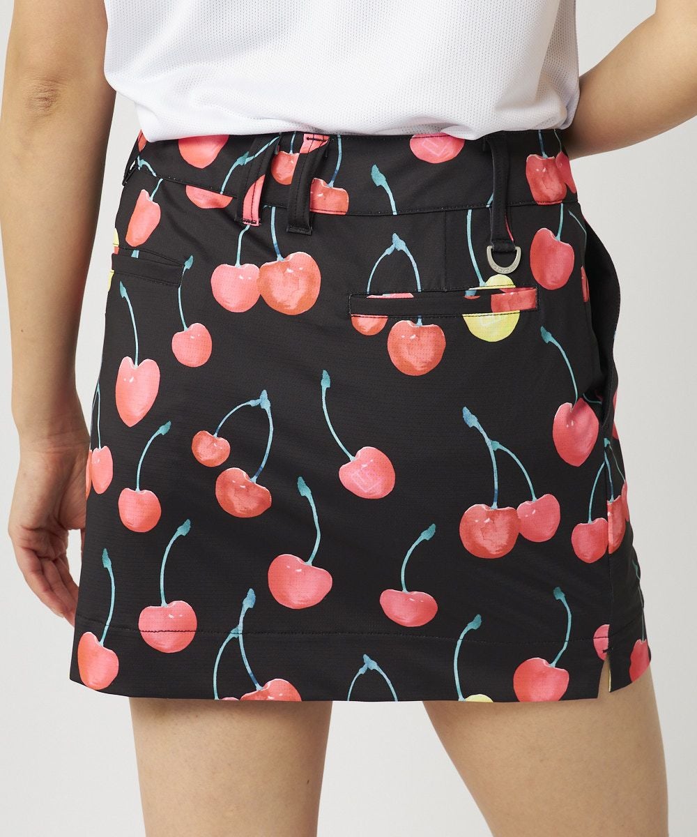 ♥70sVintageスカート3点セットまとめ売り♥ レディース ECOベントメッシュ 柄スカート Retro Cherries/レトロ