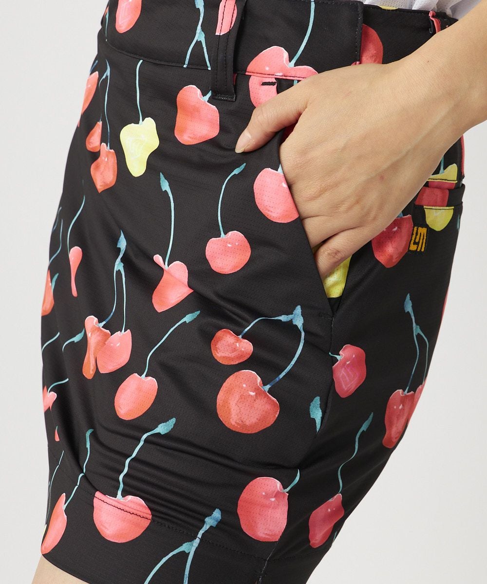 レディース ECOベントメッシュ 柄スカート Retro Cherries/レトロ