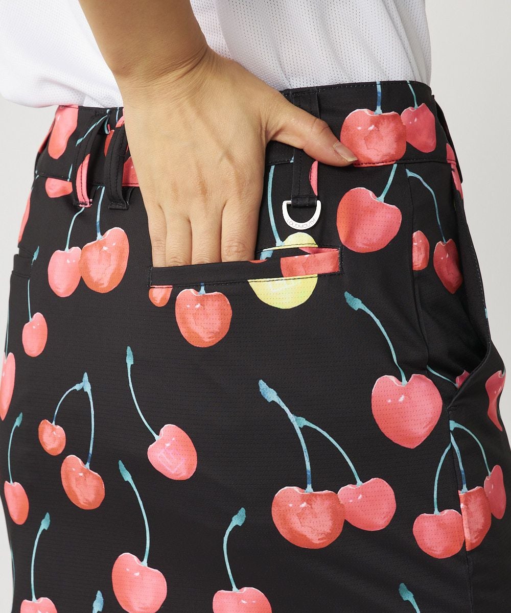 レディース ECOベントメッシュ 柄スカート Retro Cherries/レトロ