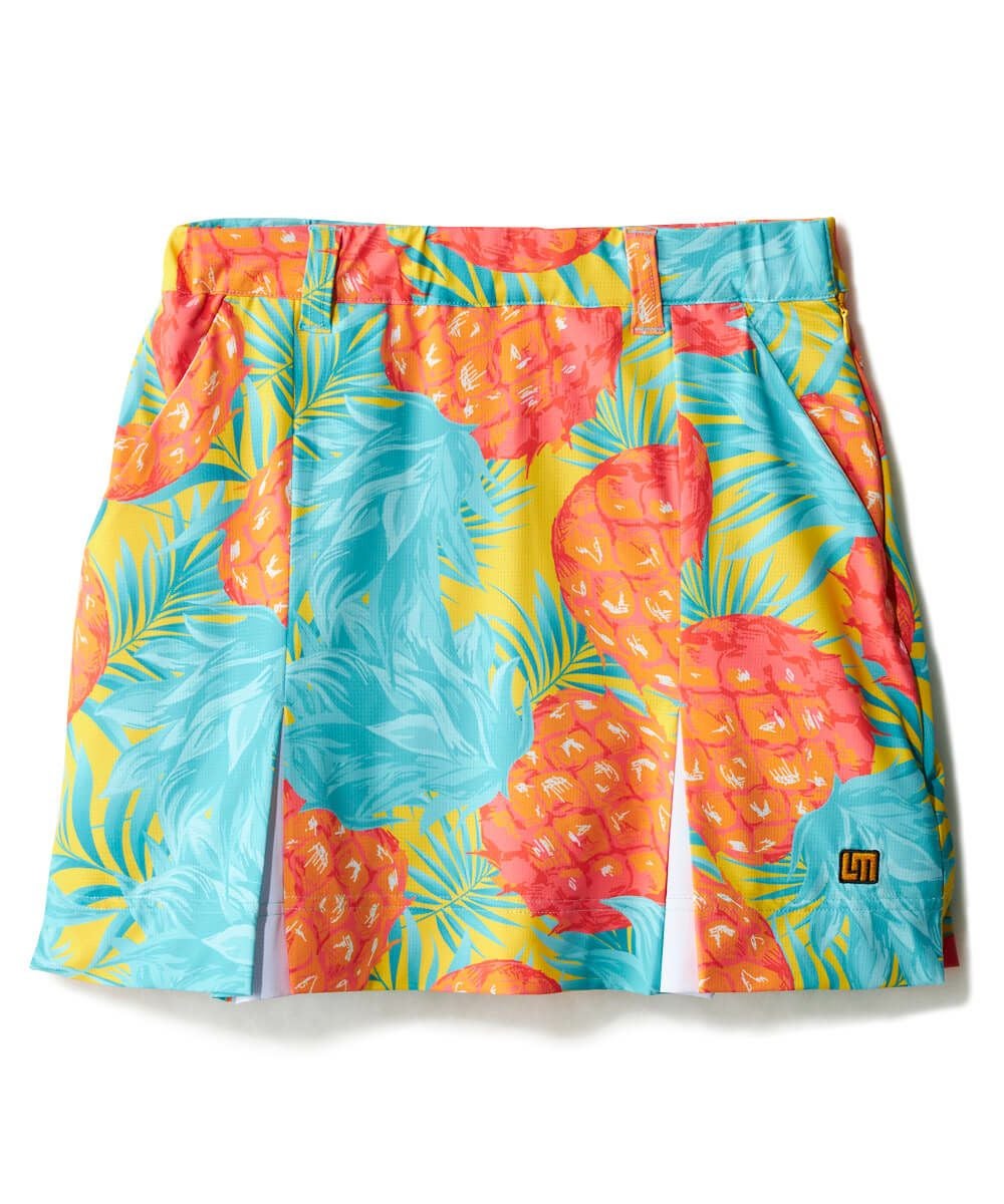 レディース ECOベントメッシュ 柄スカート Midsummer Pineapple/ミッド
