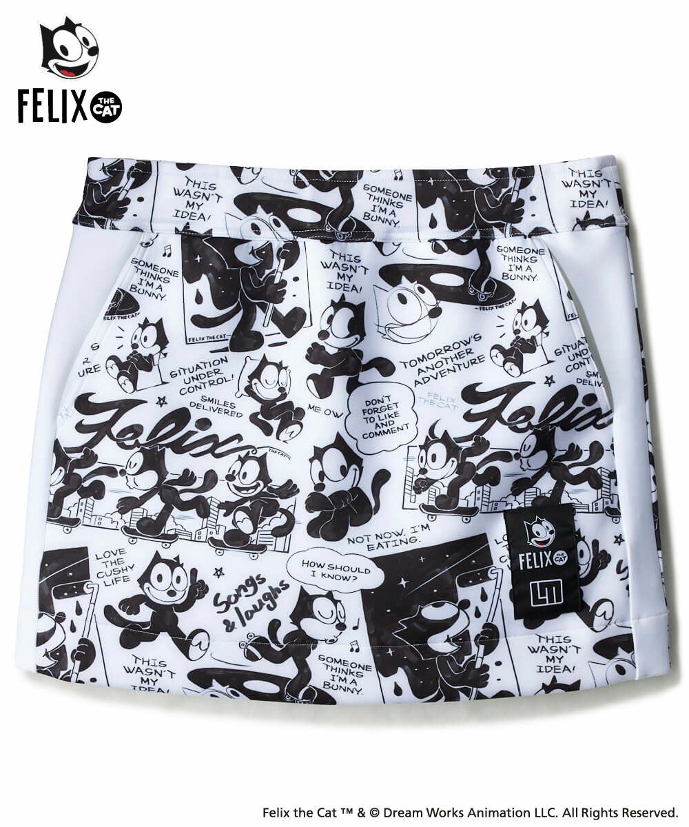 LOUDMOUTH×FELIX レディース ライトダンボールニット スカート