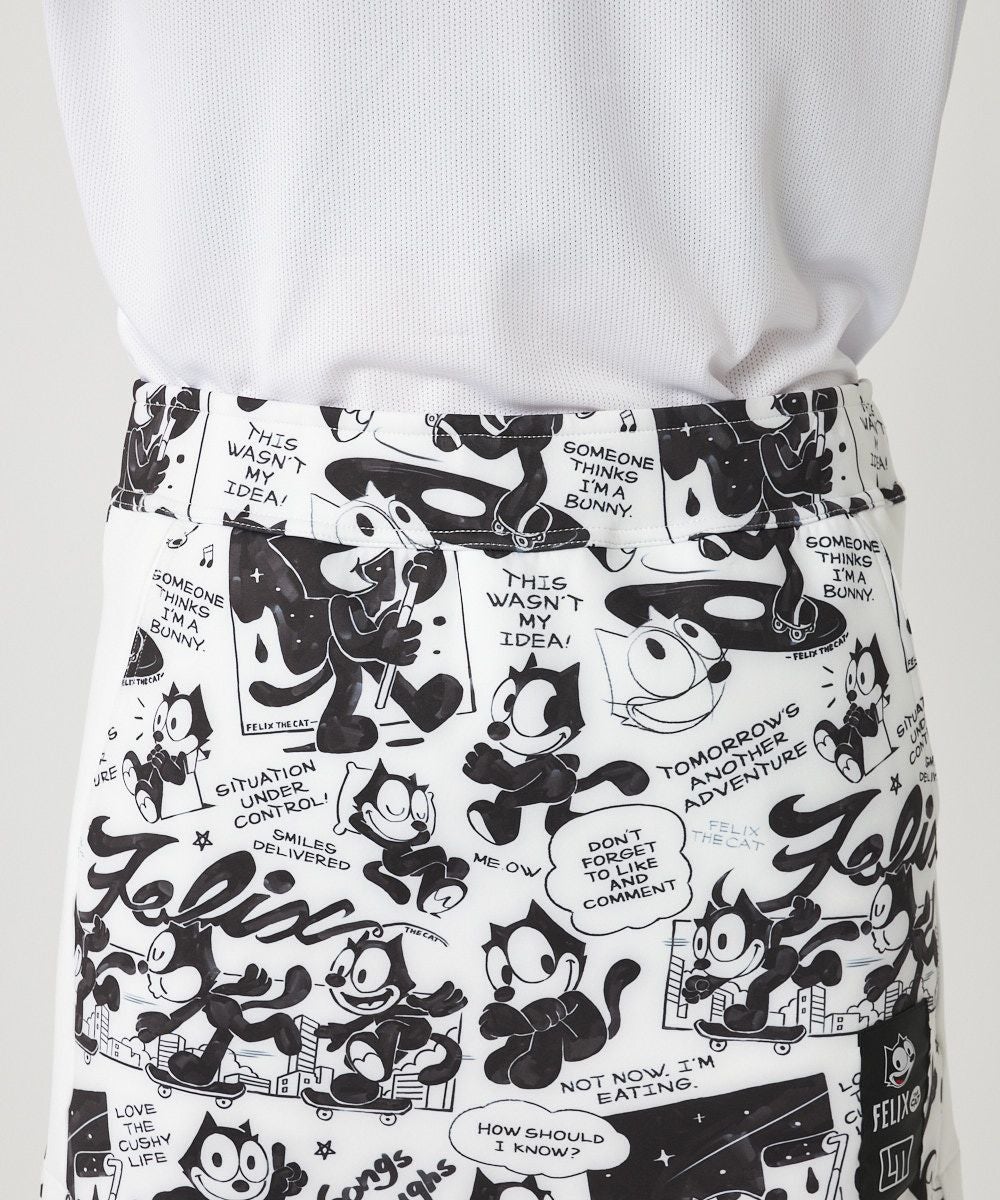 LOUDMOUTH×FELIX レディース ライトダンボールニット スカート
