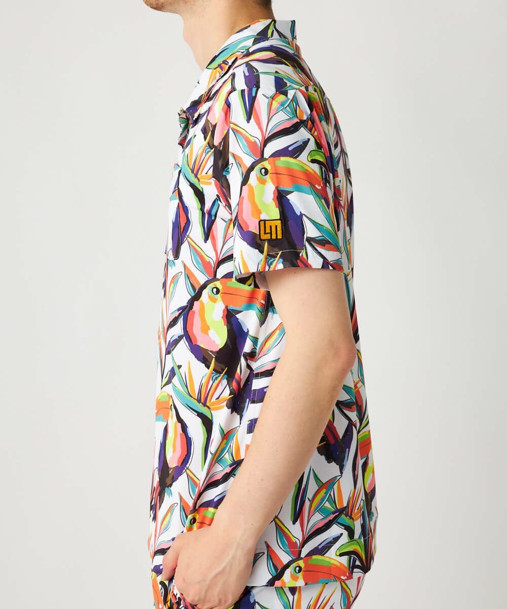 メンズ ECOベントメッシュ開襟シャツ Tropican/トロピカン | LOUDMOUTH