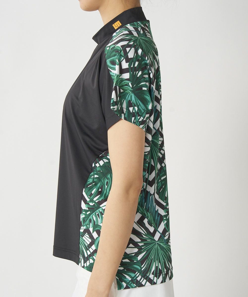 レディース ECOベントメッシュ オーバーシャツ Botanical Geometry