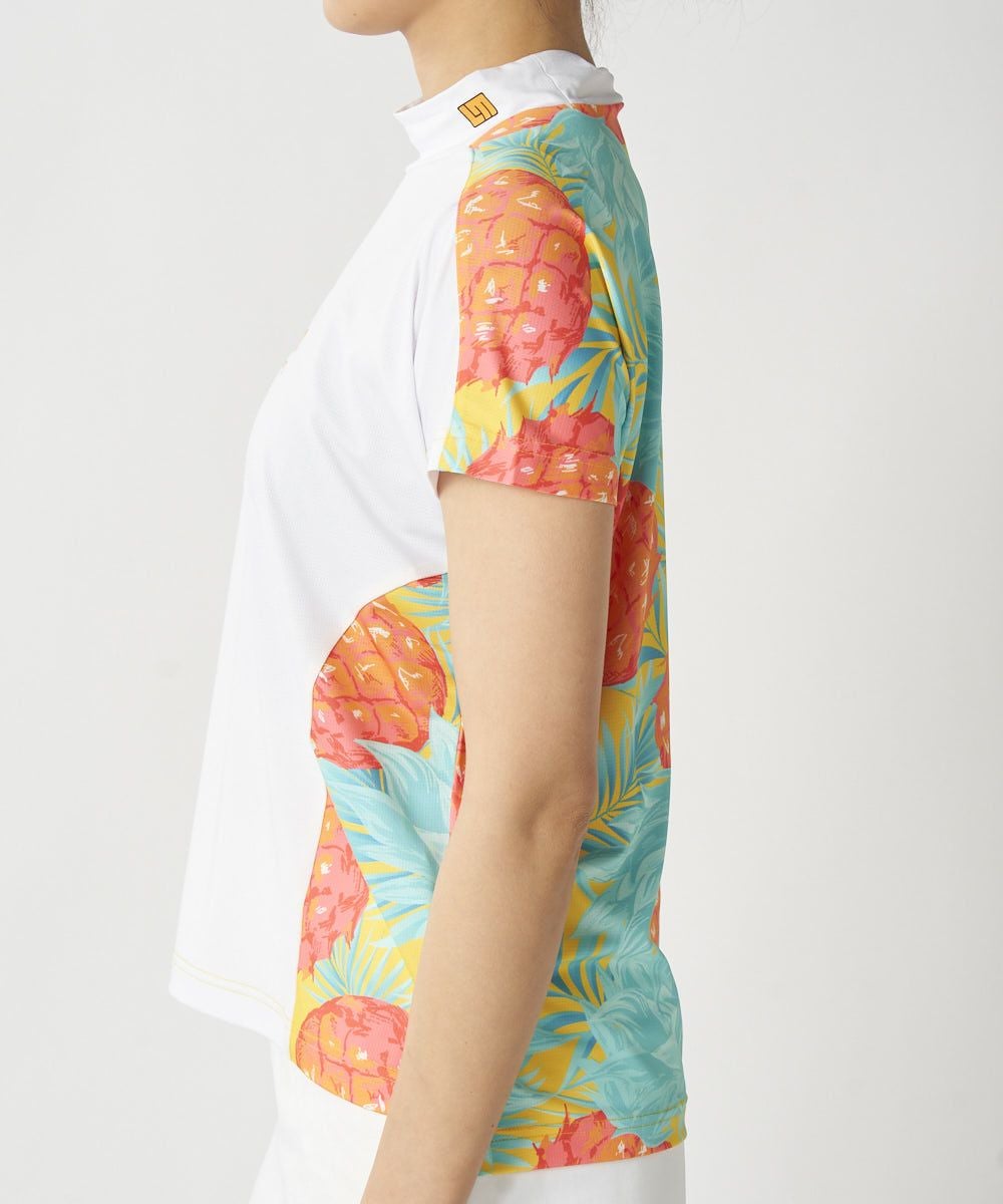 レディース ECOベントメッシュ オーバーシャツ Midsummer Pineapple