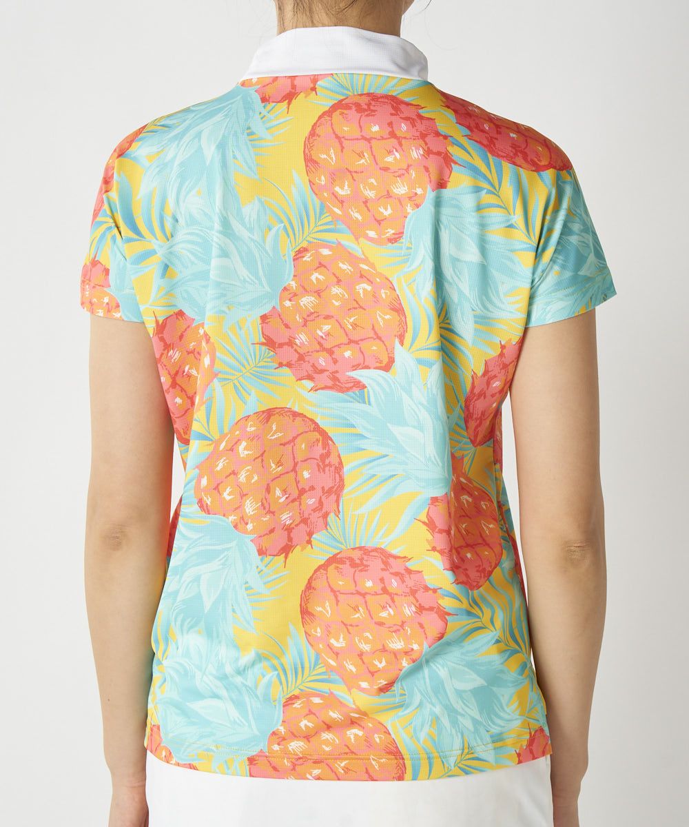 レディース ECOベントメッシュ オーバーシャツ Midsummer Pineapple