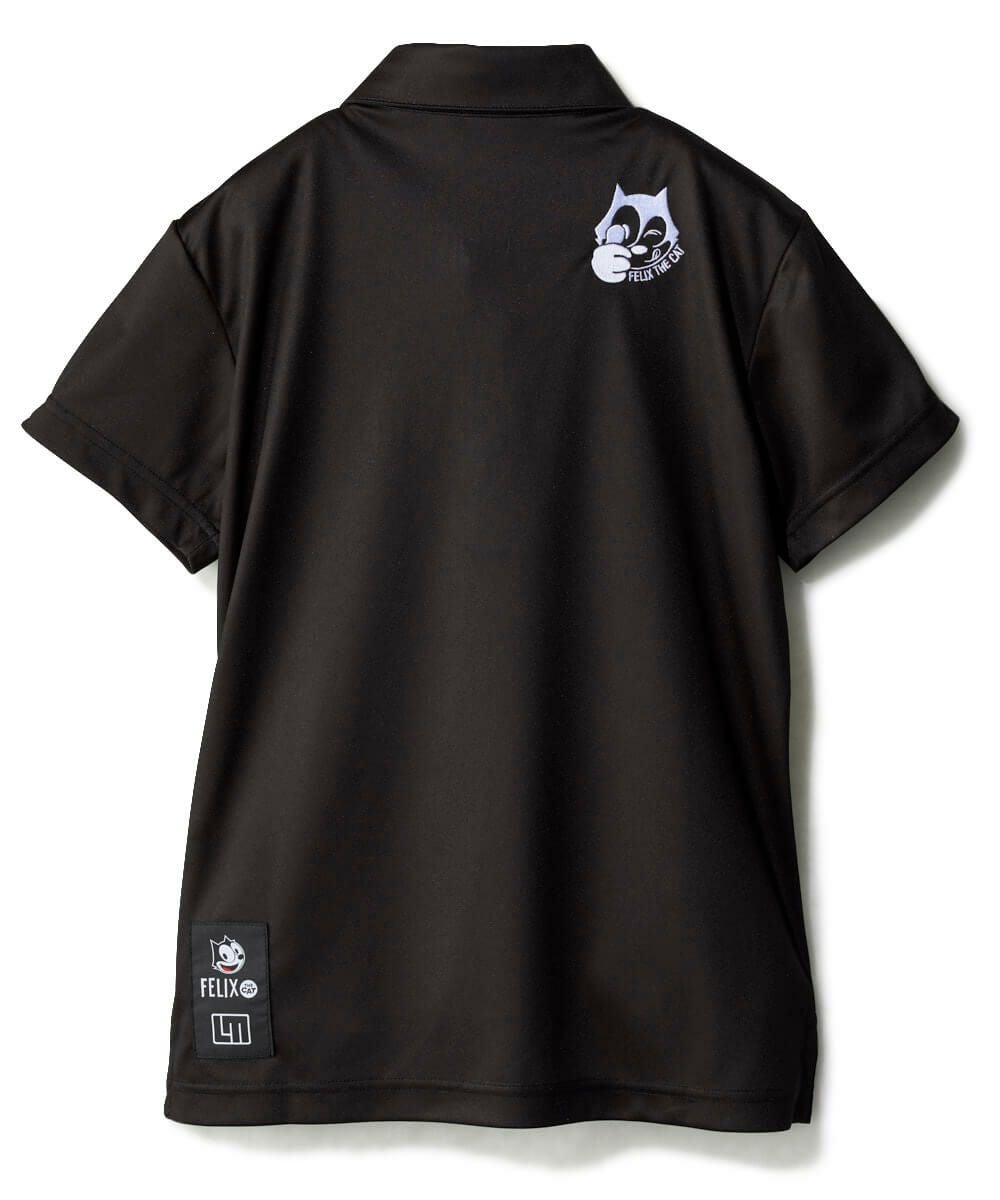 LOUDMOUTH×FELIX レディース リサイクルポリスムース 半袖シャツ