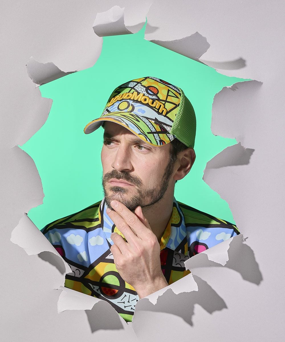 ユニセックス メッシュキャップ Golf Trip Neon/ゴルフトリップネオン