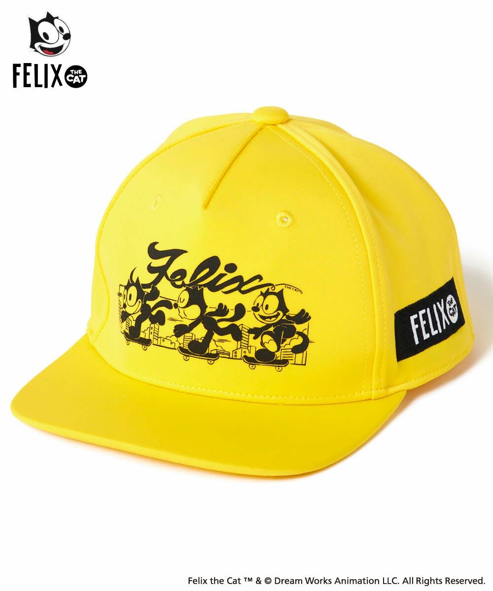 LOUDMOUTH×FELIX ユニセックス フラットキャップ イエロー | LOUDMOUTH