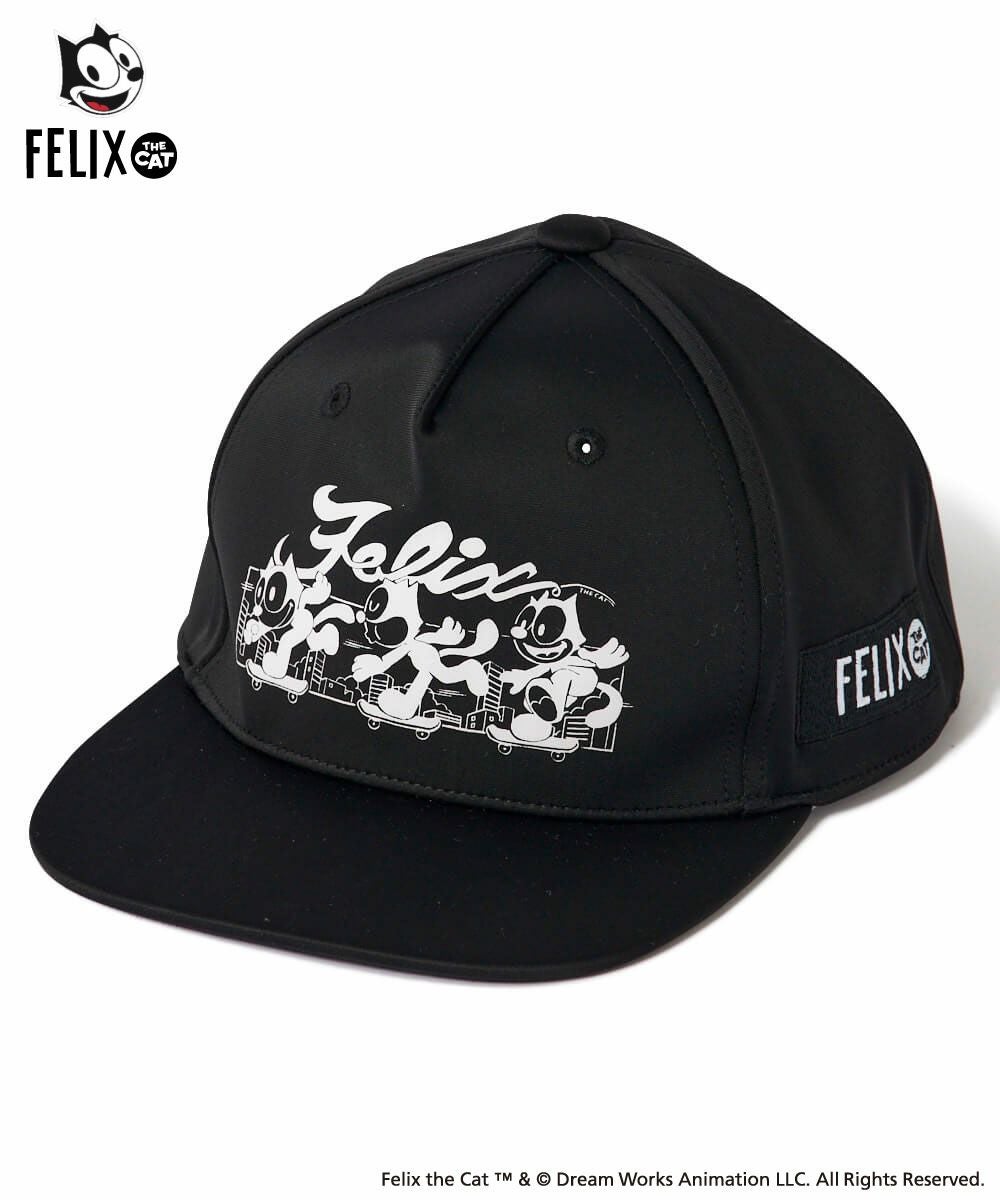 LOUDMOUTH×FELIX ユニセックス フラットキャップ ホワイト | LOUDMOUTH