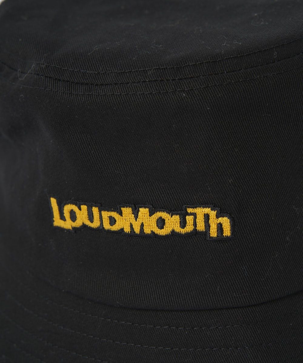 ユニセックス ベーシックバケットハット ブラック | LOUDMOUTH JAPAN