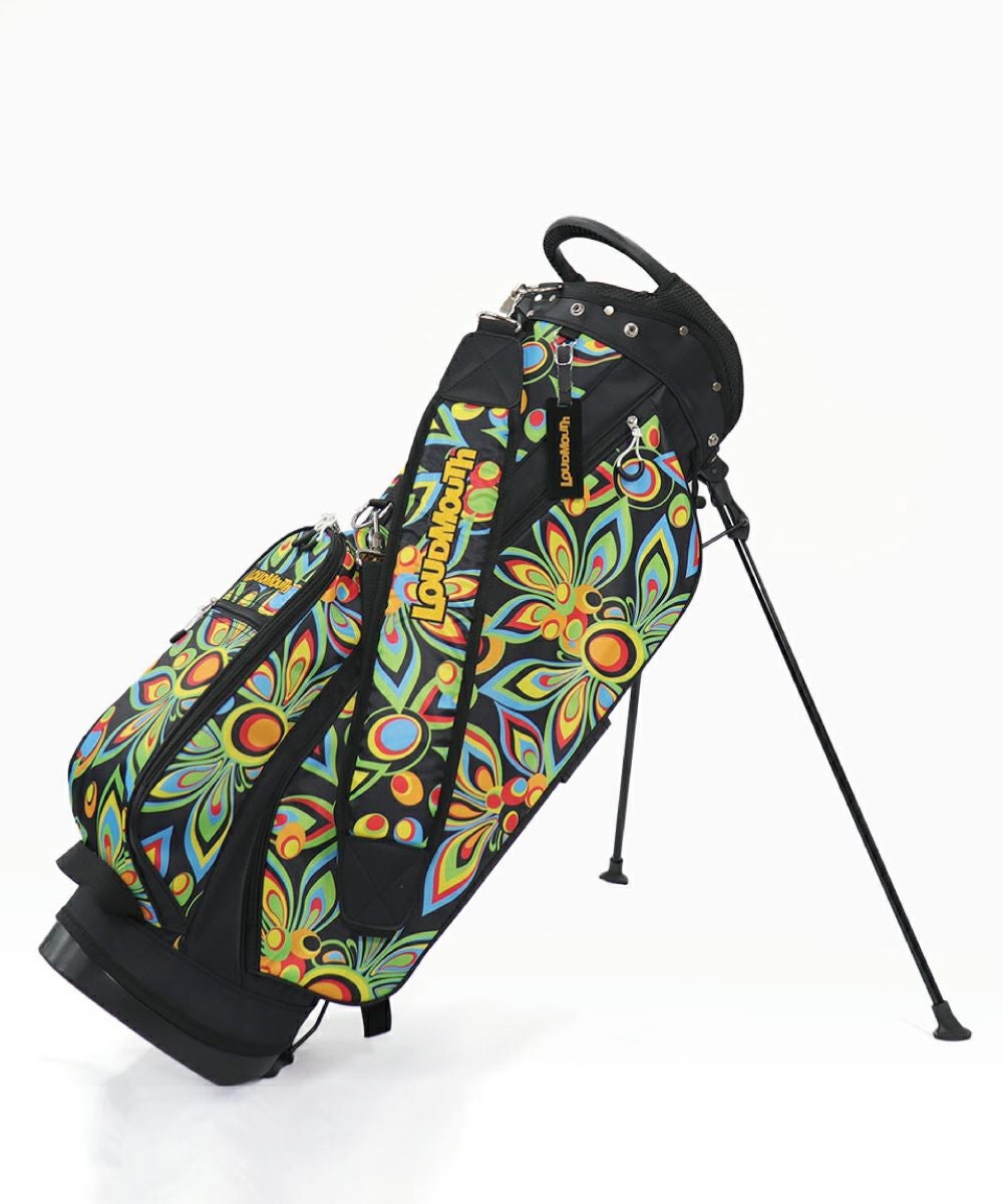 Loudmouth 　ゴルフバッグ スタンド付き　サブバッグ　新品未使用タグ付 超軽量スタンドバッグ 8.5型 Golf Trip Neon Purple/ゴルフトリップ