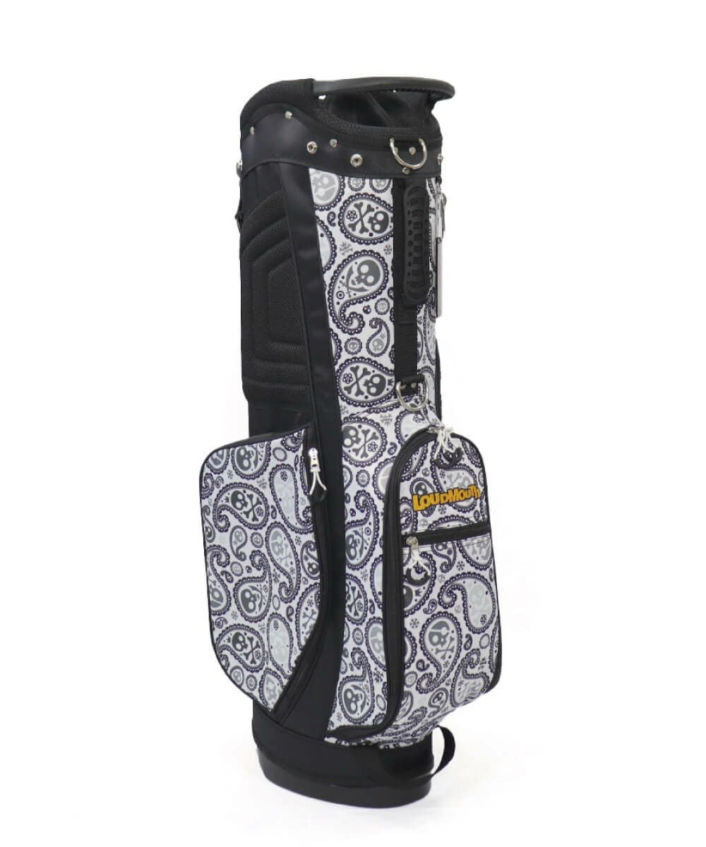 LOUDMOUTH スタンドキャディバッグ Shiver Me Timbers 軽量スタンドバッグ 8.5型 Shiver Me Timbers Silver/White/シーバー