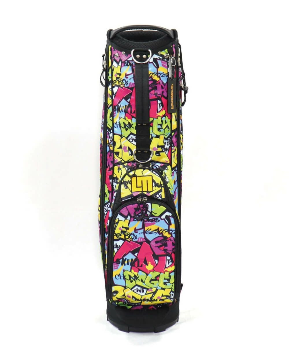 軽量キャディバッグ 8.5型 Tags Neon/タグスネオン | LOUDMOUTH JAPAN