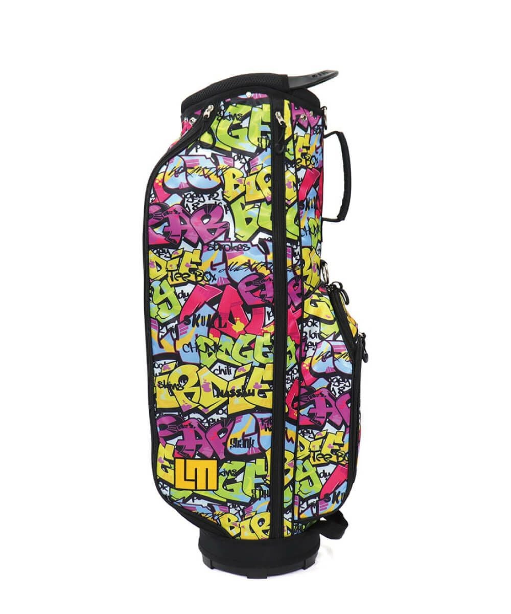 軽量キャディバッグ 8.5型 Tags Neon/タグスネオン | LOUDMOUTH JAPAN