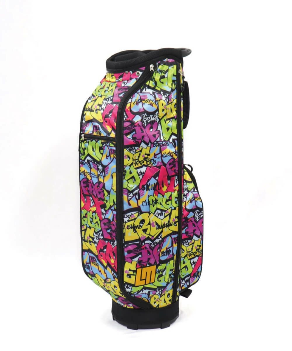 軽量キャディバッグ 8.5型 Tags Neon/タグスネオン | LOUDMOUTH JAPAN