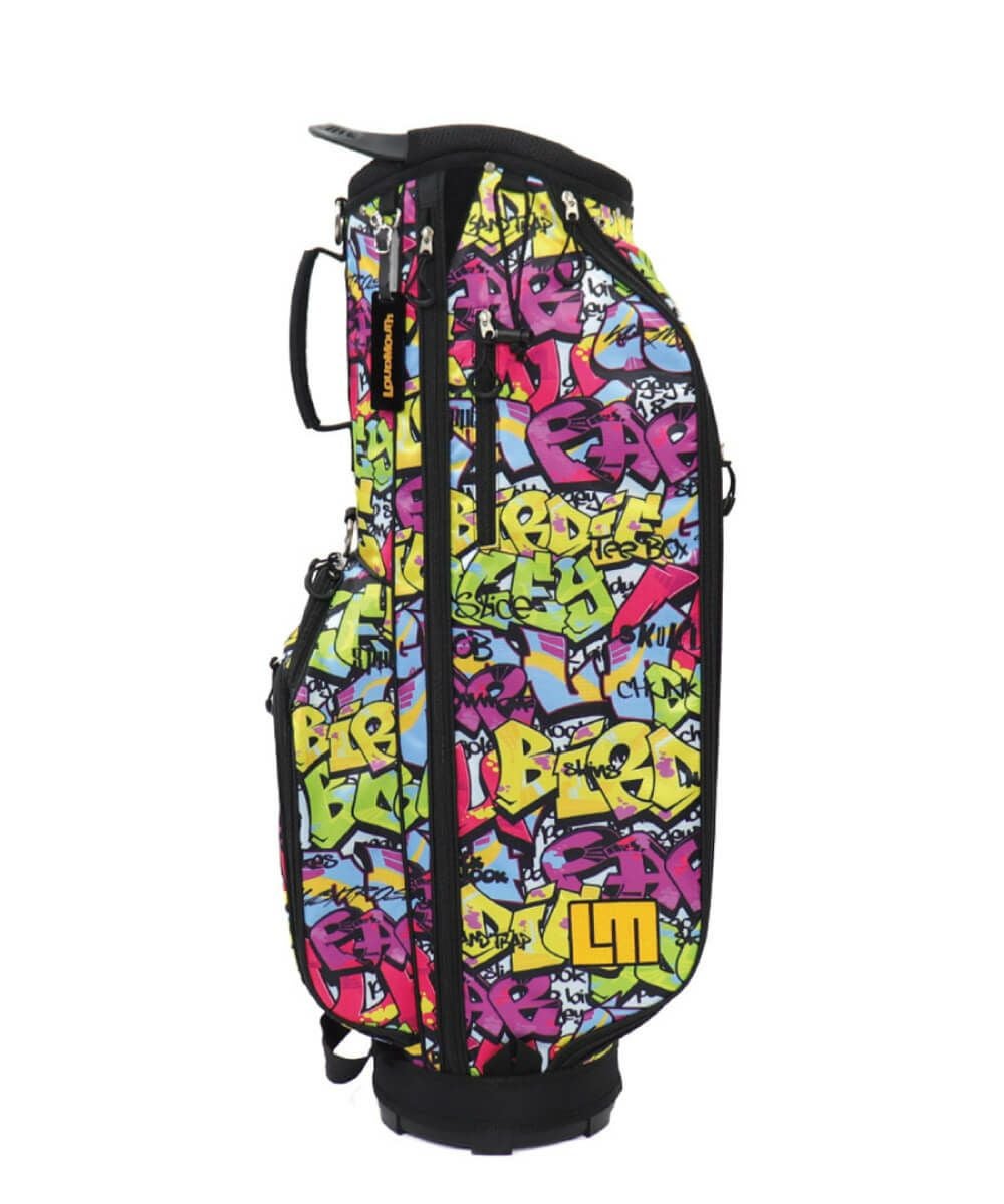 軽量キャディバッグ 8.5型 Tags Neon/タグスネオン | LOUDMOUTH JAPAN
