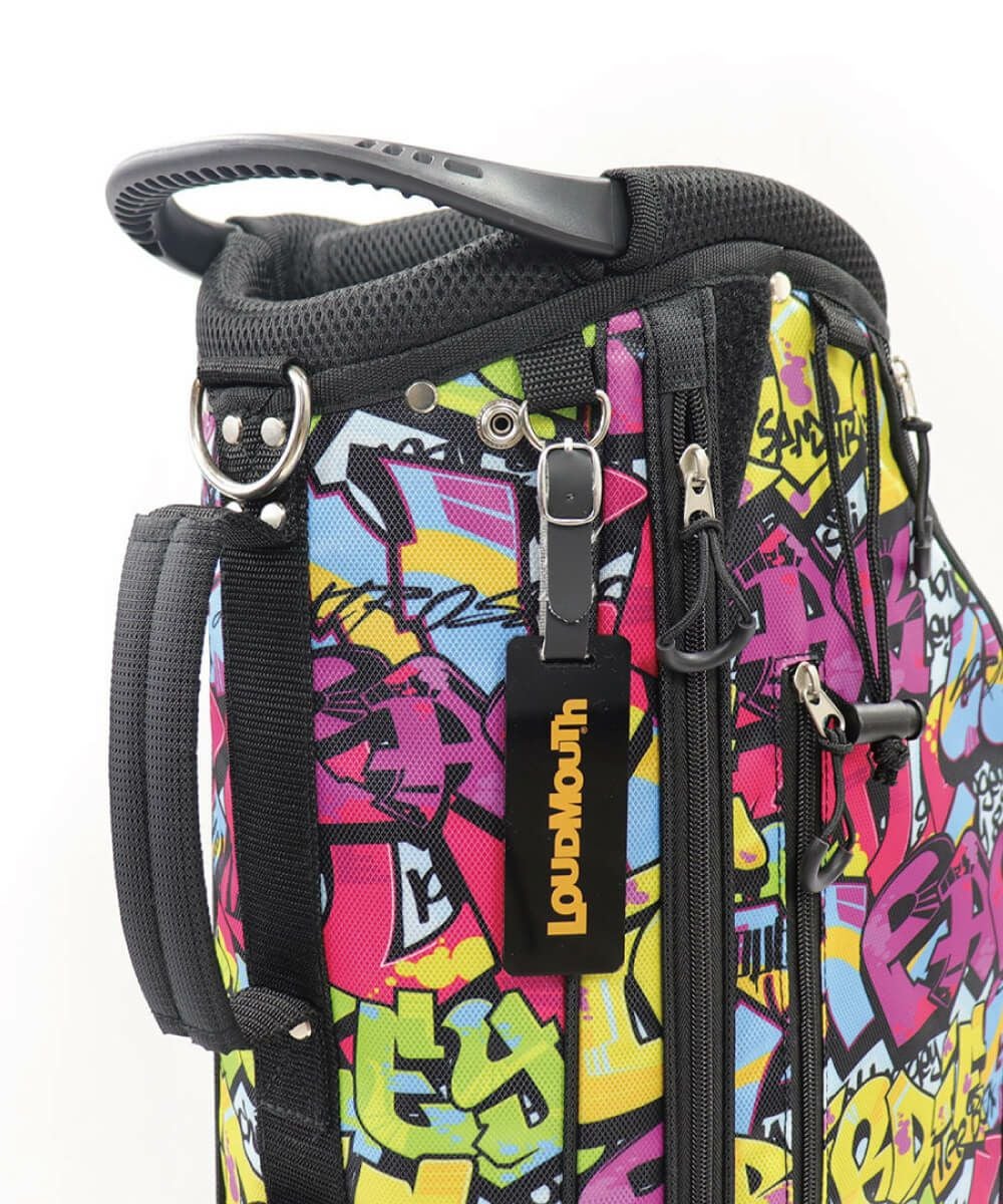 軽量キャディバッグ 8.5型 Tags Neon/タグスネオン | LOUDMOUTH JAPAN