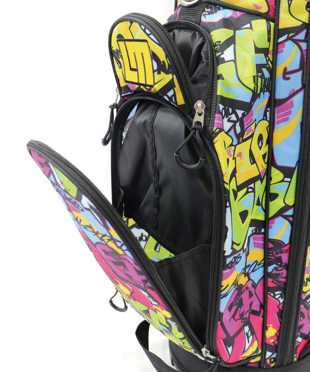 軽量キャディバッグ 8.5型 Tags Neon/タグスネオン | LOUDMOUTH JAPAN