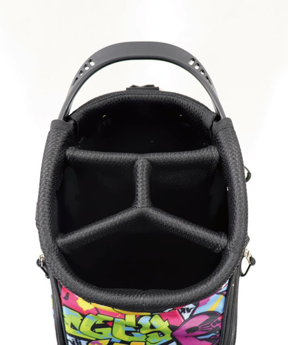 軽量キャディバッグ 8.5型 Tags Neon/タグスネオン | LOUDMOUTH JAPAN