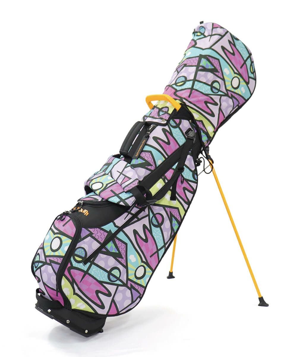 超軽量スタンドバッグ 8.5型 Golf Trip Neon Purple/ゴルフトリップ
