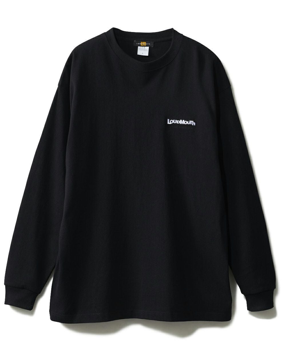 ユニセックス ベーシックロンT ブラック | LOUDMOUTH JAPAN