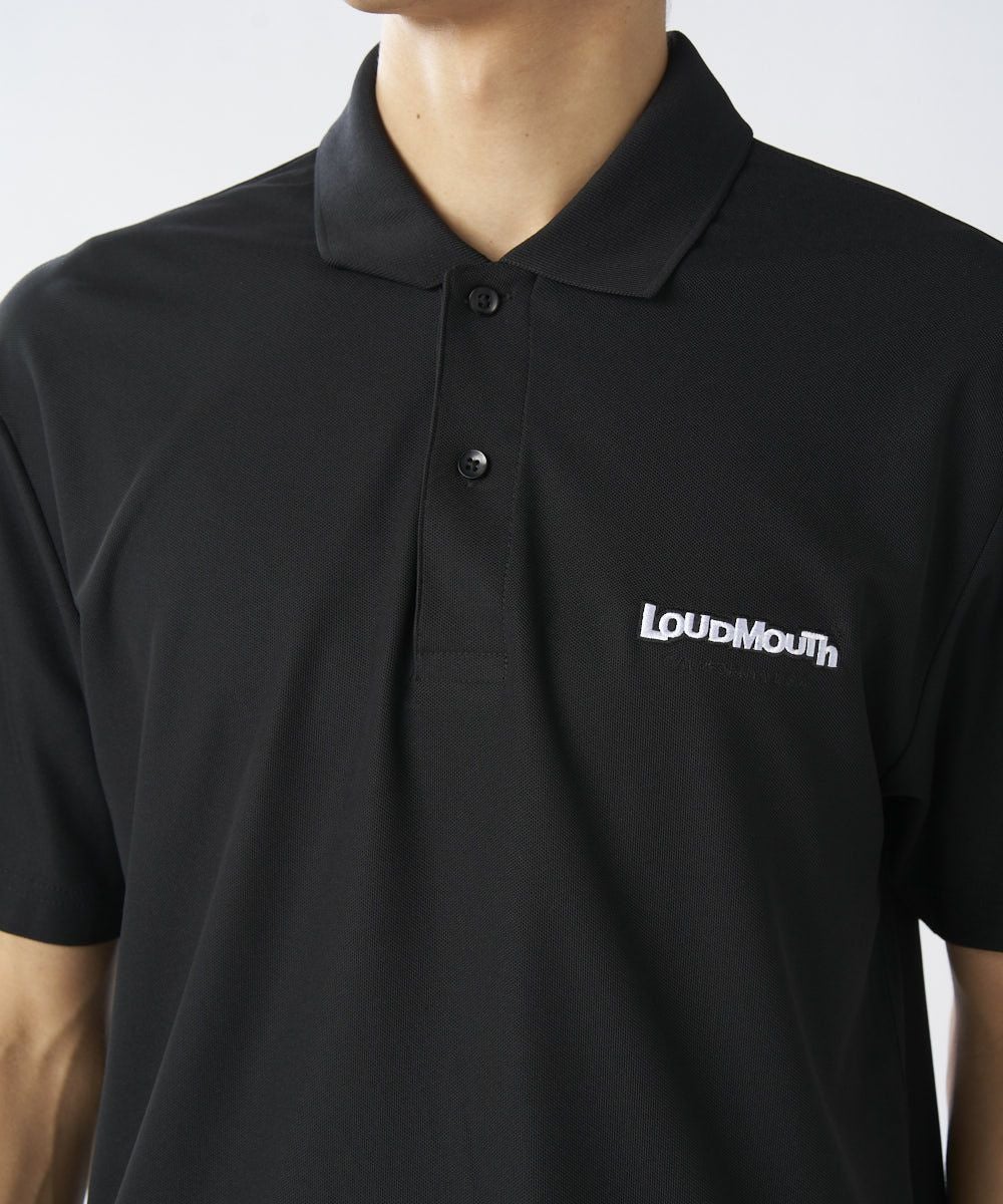ユニセックス ベーシックポロシャツ ブラック | LOUDMOUTH JAPAN