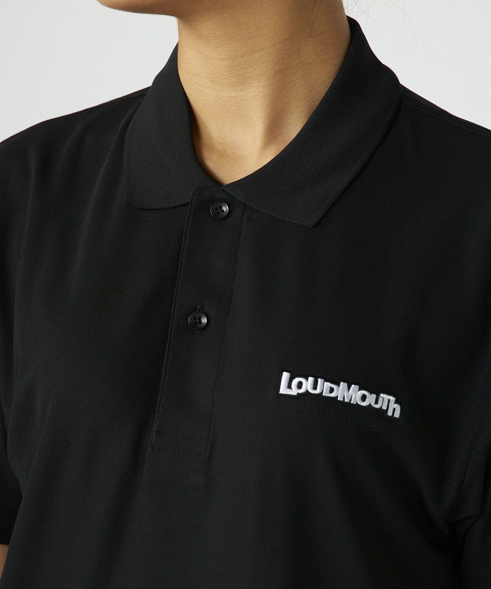 ユニセックス ベーシックポロシャツ ブラック | LOUDMOUTH JAPAN