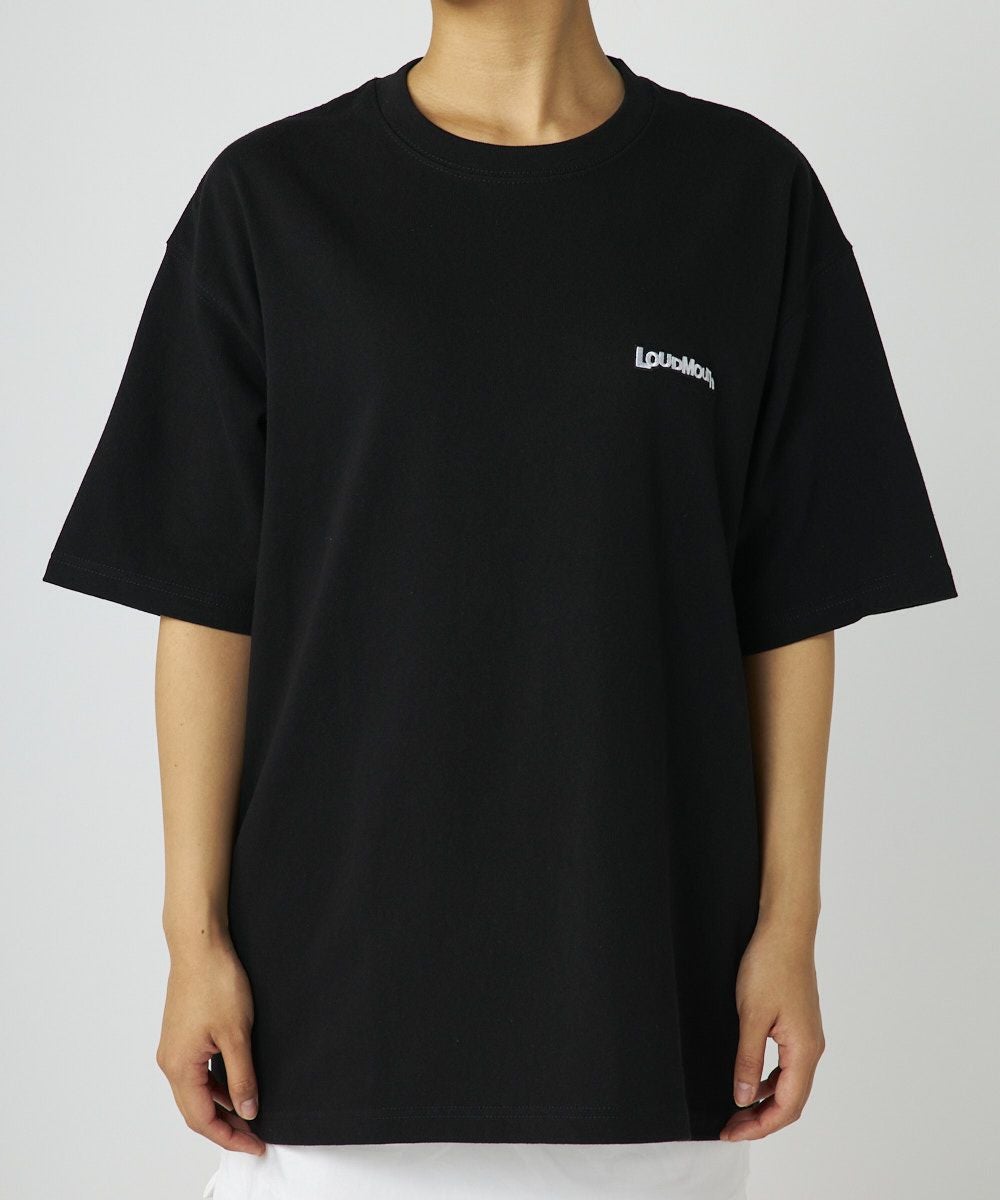 ユニセックス ベーシックTシャツ ブラック | LOUDMOUTH JAPAN
