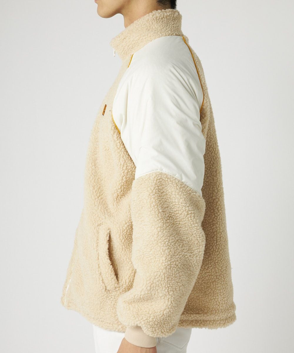 ジップブルゾンベージュイマイチ様 レディメイド LADYMADE タックボリュームスリーブZIPブルゾン