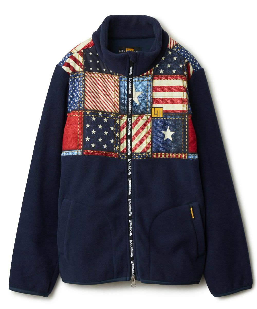 レディース タフタ×フリース薄中綿ブルゾン Vintage American