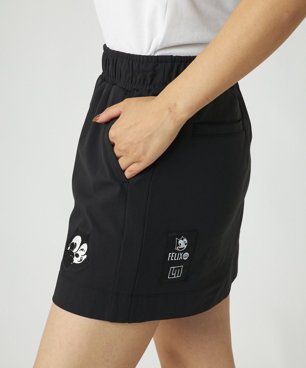 レディース LOUDMOUTH×FELIX コラボ ストレッチ裏起毛スカート