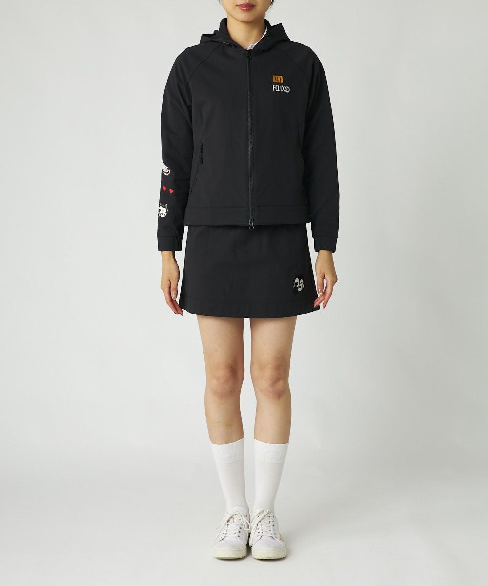 レディース LOUDMOUTH×FELIX コラボ ストレッチ裏起毛スカート